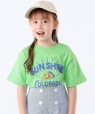 SHIPS KIDS:100�`130cm /�q�ڐG�⊴/�z�������r�s�U ���`�[�t ���� TEE ���C�g�O���[��