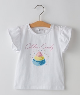SHIPS KIDS:80�`90cm / �R�b�g�� �L�����f�B ���� TEE