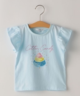SHIPS KIDS:80�`90cm / �R�b�g�� �L�����f�B ���� TEE