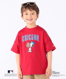 SHIPS KIDS:100�`125cm / PEANUTS×MLB �v�����g T�V���c