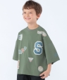 SHIPS KIDS:100�`130cm /�qUV�J�b�g/�ڐG�⊴�r���b�y���v�����g T�V���c �I���[�u