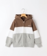 SHIPS KIDS:80�`90cm / ���S �t�[�h �W�b�v �p�[�J �u���E��