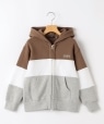 SHIPS KIDS:140�`160cm / ���S �t�[�h �W�b�v �p�[�J �u���E��