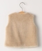 SHIPS KIDS:80�`90cm / �x�r�[ �t�F�C�N�t�@�[ ���o�[�V�u�� �x�X�g