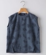 SHIPS KIDS:140�`150cm / �p�C�� �W���J�[�h �m�[�X���[�u TEE ���C�����u���[