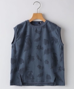 SHIPS KIDS:140�`150cm / �p�C�� �W���J�[�h �m�[�X���[�u TEE