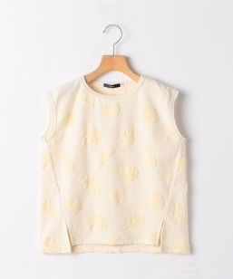 SHIPS KIDS:80�`90cm / �p�C�� �W���J�[�h �m�[�X���[�u TEE