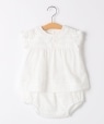 SHIPS KIDS:70�`80cm /�x�r�[ ���[�X �Z�b�g�A�b�v �z���C�g