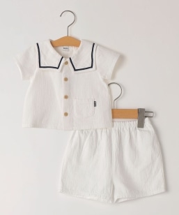 SHIPS KIDS:70�`80cm / �Z�[���[ �Z�b�g�A�b�v