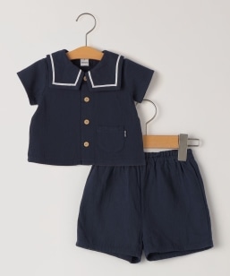 SHIPS KIDS:70�`80cm / �Z�[���[ �Z�b�g�A�b�v