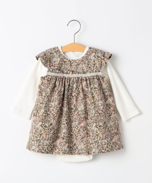 SHIPS KIDS:70�`80cm / �R�[�f�����C �W�����X�J× �e���R �����p�[�X �Z�b�g