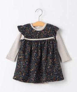 SHIPS KIDS:70�`80cm / �R�[�f�����C �W�����X�J× �e���R �����p�[�X �Z�b�g