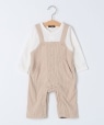 SHIPS KIDS:70�`80cm / �t�F�C�N �I�[�o�[�I�[�� �����p�[�X �x�[�W��