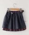 SHIPS KIDS:110�`130cm / �`�F�b�N �v���[�c �X�J�[�g