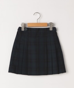 SHIPS KIDS:90cm /�Z�����j�[ �`�F�b�N �v���[�c �X�J�[�g