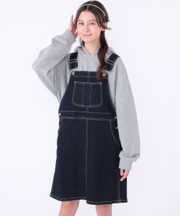 SHIPS KIDS:140�`150cm /�f�j�� �I�[�o�[�I�[�� �X�J�[�g