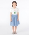 SHIPS KIDS:100�`130cm / ���[�X �M���U�[ �X�J�[�g