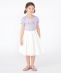 SHIPS KIDS:100�`130cm / ���[�X �M���U�[ �X�J�[�g