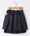 SHIPS KIDS:140�`160cm / �`�F�b�N �v���[�c �X�J�[�g