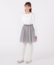 SHIPS KIDS:140�`150cm / �`���[�� �X�J�[�g