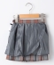 SHIPS KIDS:100�`130cm / �`�F�b�N �v���[�c �X�J�[�g