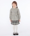 SHIPS KIDS:100�`130cm / �`�F�b�N �v���[�c �X�J�[�g