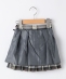 SHIPS KIDS:100�`130cm / �`�F�b�N �v���[�c �X�J�[�g