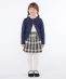 SHIPS KIDS:100�`130cm / �`�F�b�N �v���[�c �X�J�[�g