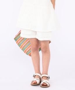 SHIPS KIDS:100�`130cm / ���[�X �V���[�g �p���c