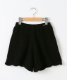 SHIPS KIDS:140�`150cm/�j�b�g ���[�X �V���[�g�p���c �u���b�N