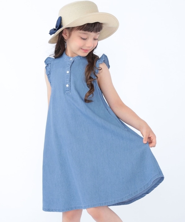 SHIPS KIDS:100�`130cm /�q�ڐG�⊴�r�h���C���b�V�� �f�j�� �����s�[�X