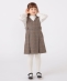 SHIPS KIDS:100�`130cm / �`�F�b�N �W�����p�[ �X�J�[�g