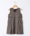 SHIPS KIDS:100�`130cm / �`�F�b�N �W�����p�[ �X�J�[�g