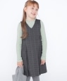 SHIPS KIDS:100�`130cm / �`�F�b�N �W�����p�[ �X�J�[�g �O���[�n
