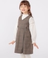 SHIPS KIDS:100�`130cm / �`�F�b�N �W�����p�[ �X�J�[�g �u���E���n