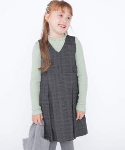 SHIPS KIDS:100�`130cm / �`�F�b�N �W�����p�[ �X�J�[�g