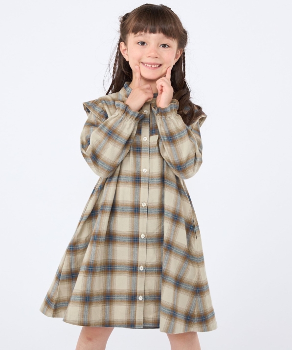 SHIPS KIDS:100�`130cm / �l�� �`�F�b�N  �����s�[�X