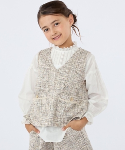 SHIPS KIDS:100�`130cm / �q��􂢉\�r�V���C�j�[ �c�C�[�h �x�X�g