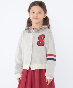 SHIPS KIDS:100�`130cm /�q��􂢉\�r�W���J�[�h ���^�[�h �J�[�f�B�K��