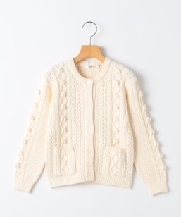 SHIPS KIDS:100�`130cm /�q����@�\�r�P�[�u�� �j�b�g �|���|�� �J�[�f�B�K��