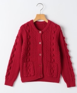 SHIPS KIDS:140�`150cm /�q����@�\�r�P�[�u�� �j�b�g �|���|�� �J�[�f�B�K��