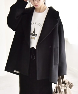 quaranciel: PURE WOOL �_�u���u���X�g �e�[���[�h �n�[�t �R�[�g
