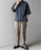 SHIPS any:�qUV�J�b�g�rFUTURE LINEN CANVAS ���l�����C�N �X�L�b�p�[ �v���I�[�o�[�V���c��