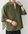 SHIPS any:�qUV�J�b�g�rFUTURE LINEN CANVAS ���l�����C�N �X�L�b�p�[ �v���I�[�o�[�V���c�� �I���[�u