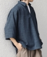 SHIPS any:�qUV�J�b�g�rFUTURE LINEN CANVAS ���l�����C�N �X�L�b�p�[ �v���I�[�o�[�V���c�� �u���[