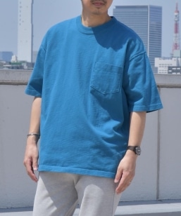 "SHIPS any: ""COTTON USA""  �w�r�[�E�F�C�g �N���[�l�b�N �|�P�b�g T�V���c"