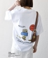 SHIPS any: SNOOPY �R���{ NOT THERE �O���t�B�b�N �o�b�N �v�����g T�V���c�� ���C�g�z���C�g