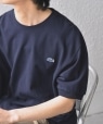 �ySHIPS any�ʒ��zLACOSTE: �����|�C���g ���S �s�P �N���[�l�b�N T�V���c 26SS�� �l�C�r�[