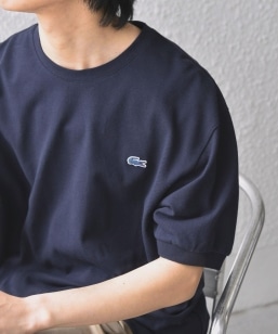 �ySHIPS any�ʒ��zLACOSTE: �����|�C���g ���S �s�P �N���[�l�b�N T�V���c 26SS��