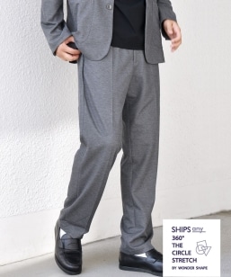 SHIPS any: 360° THE CIRCLE STRETCH �W���K�[�h �W���[�W�[ �C�[�W�[�p���c(�Z�b�g�A�b�v�Ή�)��